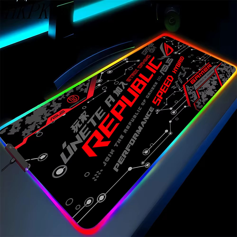 Black Mouse Pad, Gaming Mouse Pad, Anime Gaming Pad, Gaming Rug, Computer XXL Cute Mouse Pad, Large Gaming Keyboard Rug.