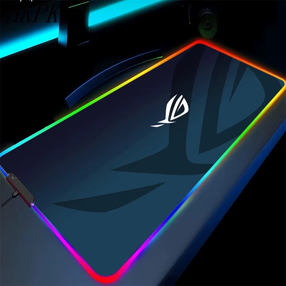 Black Mouse Pad, Gaming Mouse Pad, Anime Gaming Pad, Gaming Rug, Computer XXL Cute Mouse Pad, Large Gaming Keyboard Rug.