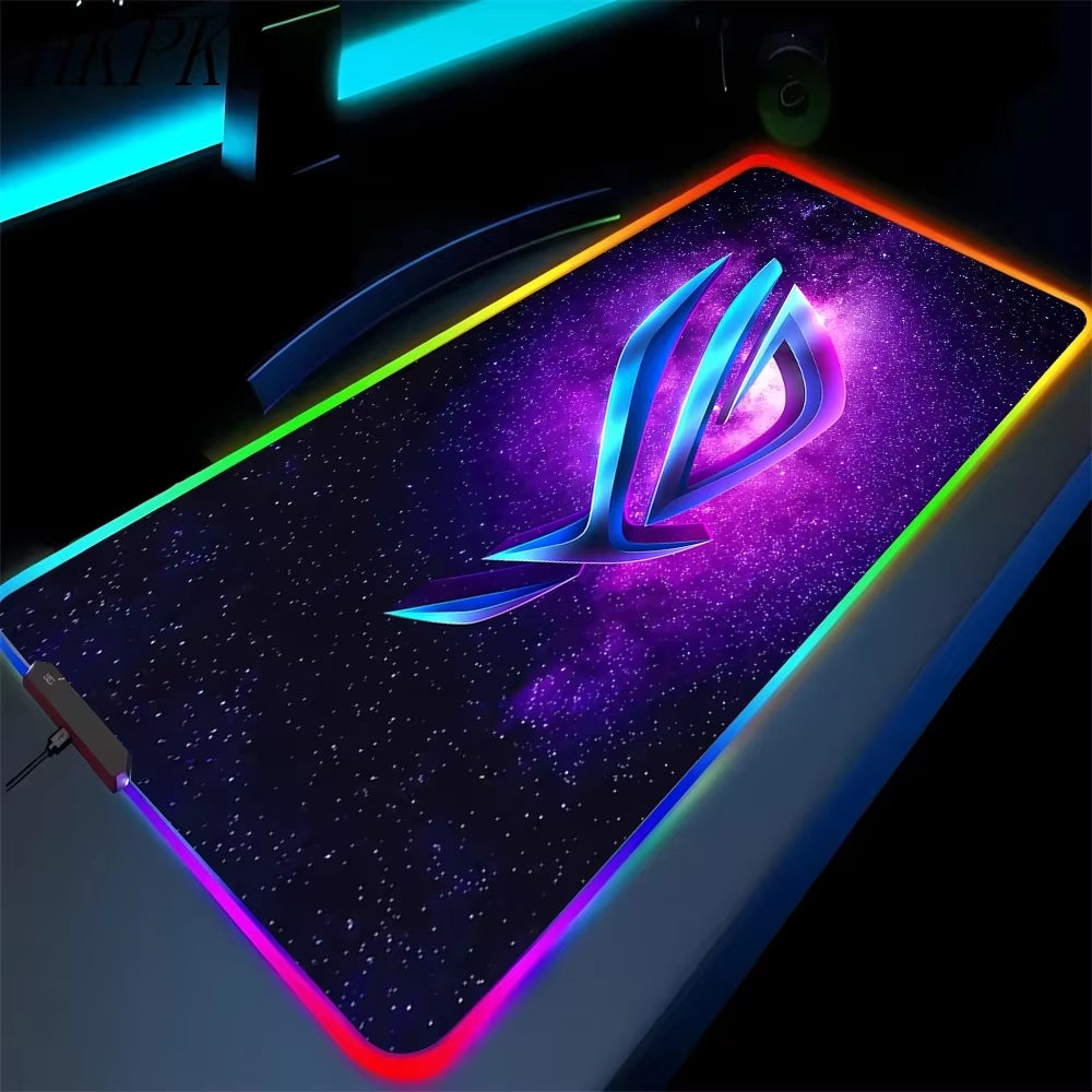 Black Mouse Pad, Gaming Mouse Pad, Anime Gaming Pad, Gaming Rug, Computer XXL Cute Mouse Pad, Large Gaming Keyboard Rug.