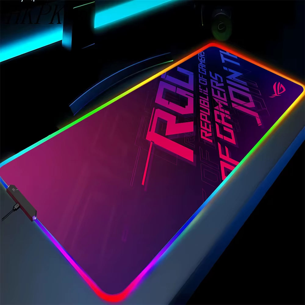 Black Mouse Pad, Gaming Mouse Pad, Anime Gaming Pad, Gaming Rug, Computer XXL Cute Mouse Pad, Large Gaming Keyboard Rug.