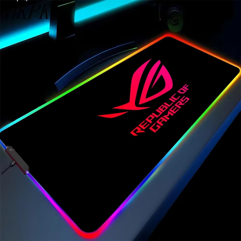 Black Mouse Pad, Gaming Mouse Pad, Anime Gaming Pad, Gaming Rug, Computer XXL Cute Mouse Pad, Large Gaming Keyboard Rug.